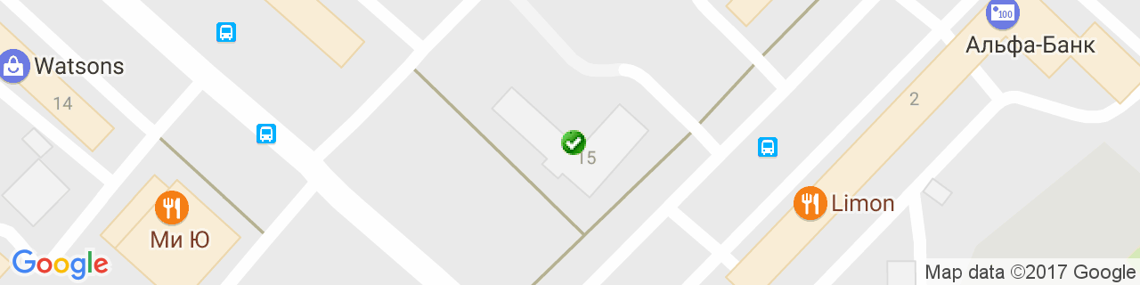 Карта объектов компании SoftWave