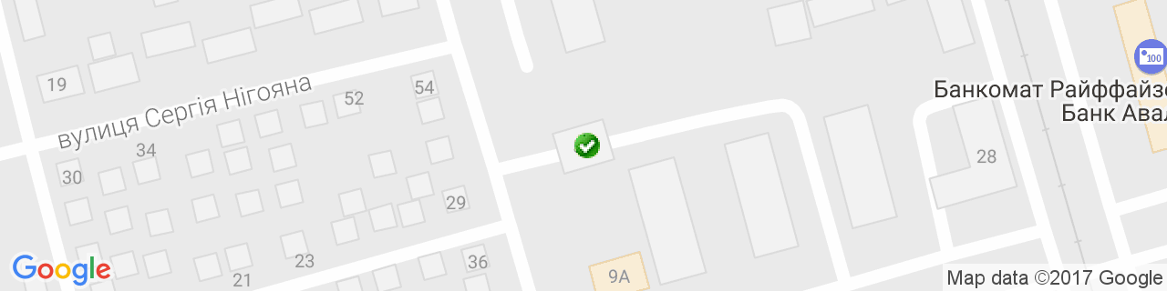 Карта объектов компании Тришков