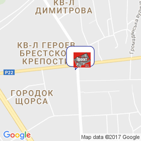 Проект на карте