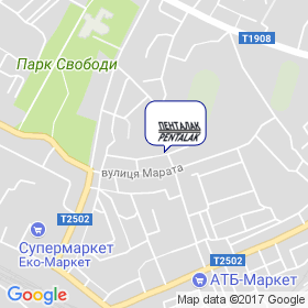 Пенталак на карте