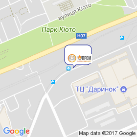 Промвогнезахист на карте