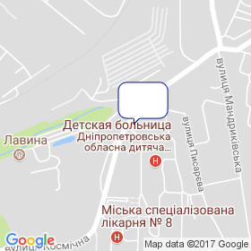 Водопад-Днепр на карте Водопад-Днепр на карте