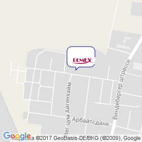 ROMEX на карте