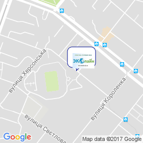 Эколайн на карте Эколайн на карте