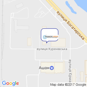 Акустические материалы на карте Акустические материалы на карте