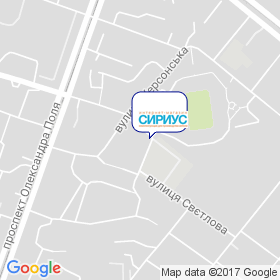 Сириус на карте