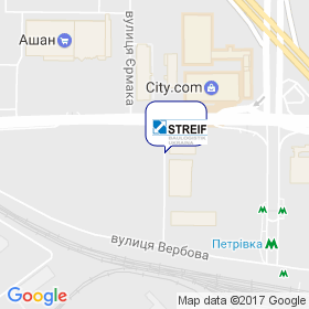 Штрайф Баулогистик Украина на карте