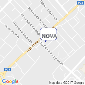 NOVA на карте NOVA на карте