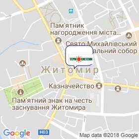 Термосистемы на карте Термосистемы на карте