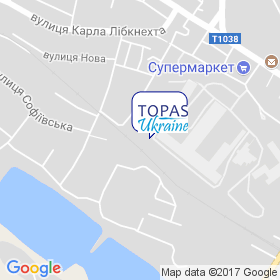 Топас Украина на карте Топас Украина на карте