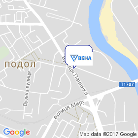 Фирма `ВЕНА` на карте Фирма `ВЕНА` на карте