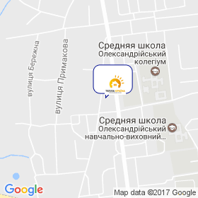 Тепла Країна на карте Тепла Країна на карте