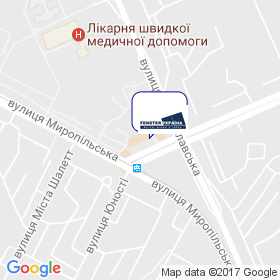 Fenster-Украина на карте Fenster-Украина на карте