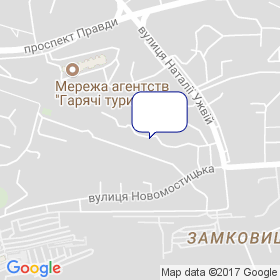 Чайка на карте