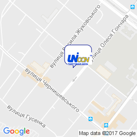 Юникон на карте