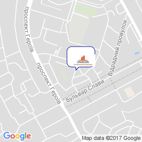 Унискон на карте