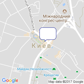 Украинская производственная компания на карте Украинская производственная компания на карте