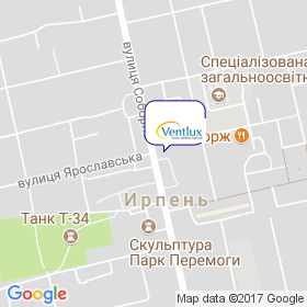Вентлюкс на карте Вентлюкс на карте