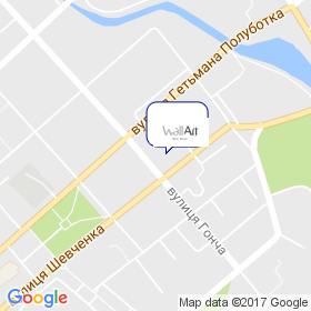УоллАрт Украина на карте