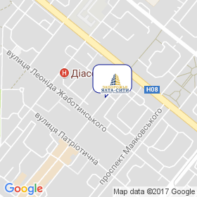 Ялта-Сити Запорожье на карте Ялта-Сити Запорожье на карте