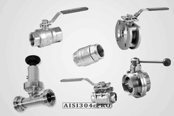 Запорно-регулирующая арматура из нержавеющей стали AISI304/AISI316