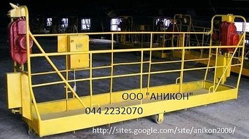 Люлька фасадная ЛЭ 100-300 длина 2 и 4 метрa, Аренда.Комплектующие для ремонта люлек (ловители, редукторы, трос).Ревизия и восстановление. Аренда люлек