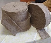 Продажа межвенцовый утеплитель ленточный [толщина 6.5 мм]. Ленточные межвенцовые утеплители из джута