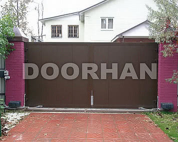 Распашные ворота стандартных размеров DoorHan