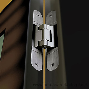 Скрытые дверные петли TECTUS производства компании Simonswerk (Германия).