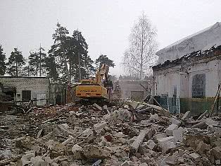 Разборка, снос, разрушение строений и конструкций. Демонтаж.