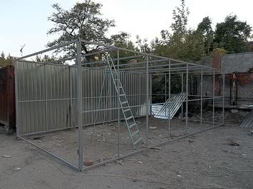 Металлический гараж в Донецкой области изготовление и установка Металлический гараж в Донецкой области изготовление и установка