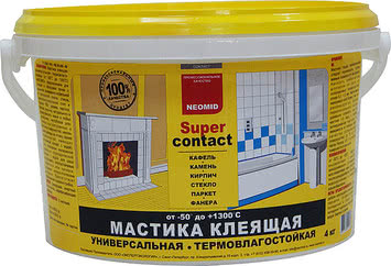 Мастика клеящая термовлагостойкая NEONID Supercontact Мастика клеящая термовлагостойкая NEONID Supercontact