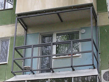 Вынос балконов и лоджий