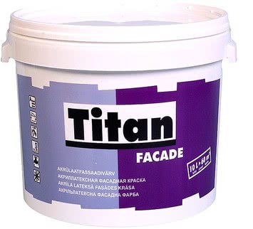 Titan Fasad 10L (Фасадная акрилатная матовая краска 10л).