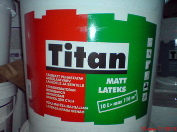 Краска Titan Mattlatex 10L (Титан Матлатекс 10л)