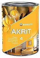 Akrit 4,7,12,20 - акрилатная, водоразбавимая краска для стен и потолков (9,5L)