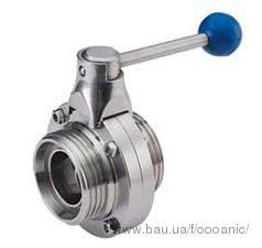 Заслонка дисковая нержавеющая AISI 316L Ду 50 Р-С.Niob