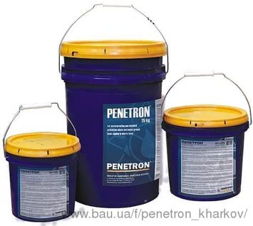 Пенетрон - гидроизоляция проникающего действия для бетонных и железобетонных конструкций.