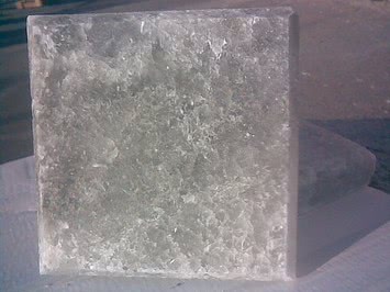 Плитка из соли Высота/ширина -170х170мм. Толщина плитки - 35 мм.