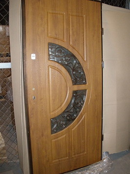 Двери входные металические с мдф накладками
