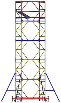 Вышка тура, подмости мобильные.