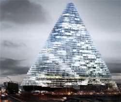 В Париже построят треугольный небоскреб