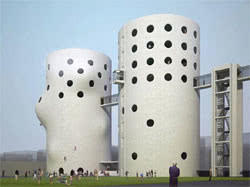 Комплекс водоочистных сооружений в амстердамском районе Зеебург планируется превратить в культурно-спортивный центр