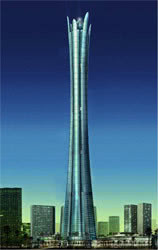 Самую высокую коммерческую башню в мире воздвигнут к 2012 году