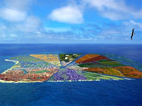 Голландские ученые хотят построить обитаемый остров из использованных бутылок