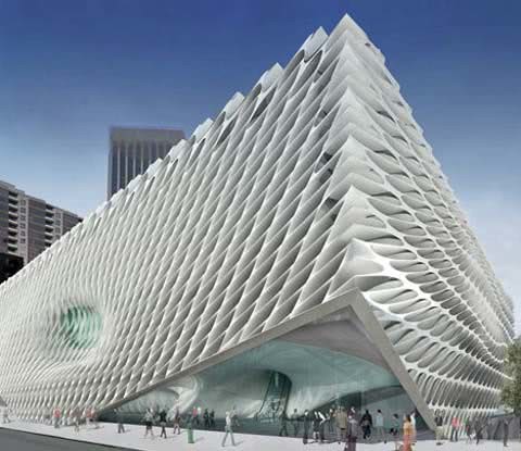 Обнародован дизайн музея современного искусства The Broad в Лос-Анджелесе