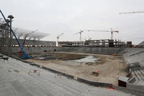 Львовский стадион строят активно