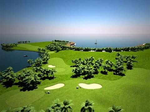 На Мальдивах построят первое плавающее поле для гольфа в мире