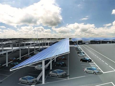 Renault начинает строительство `солнечных` крыш для открытых парковок