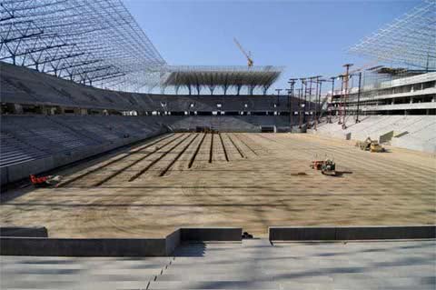 Все строительные работы на стадионе во Львове будут завершены до 28 октября